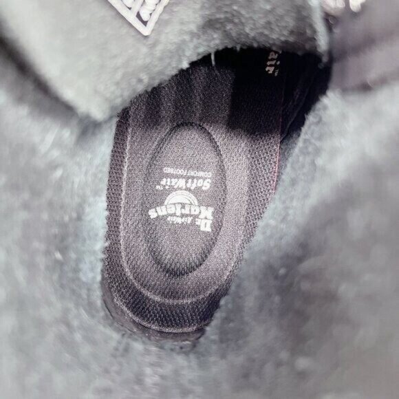 Dr. Martens Audrick 8-Eye Platform Combat Boots Black Nappa Lux Leather US 9 - Picture 8 of 10